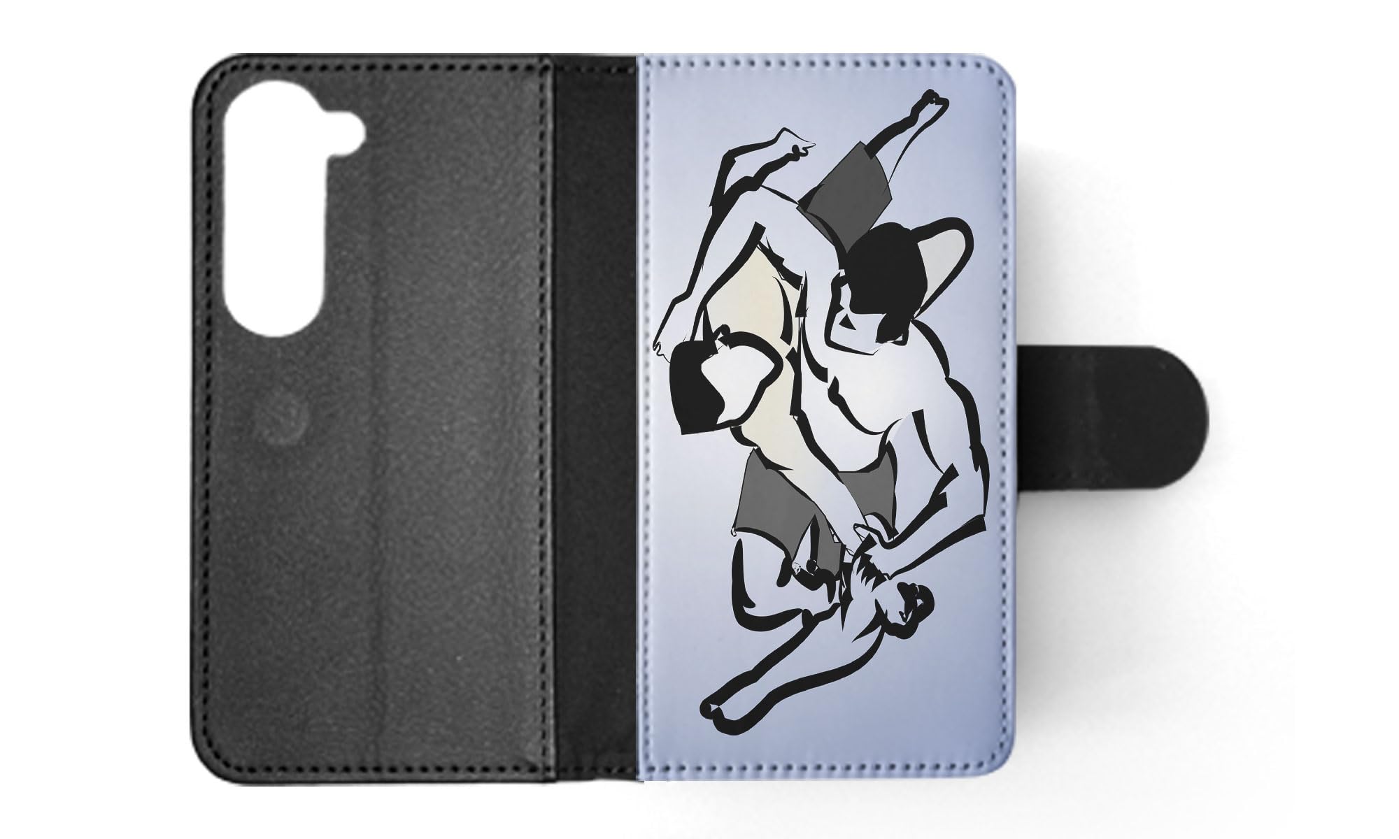 Martial Arts Flip Wallet Case for Samsung S23 - Secure & Stylish for Training