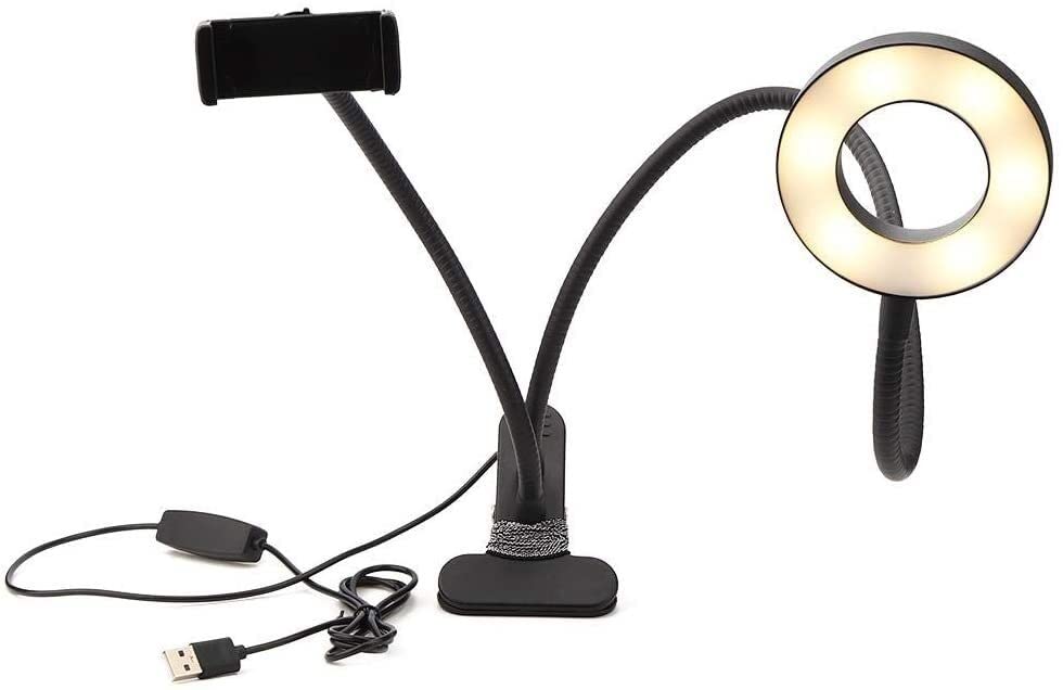 Professional LED Ring Light Holder with Adjustable Stand - Perfect for Photography, Live Streaming, and Video Lighting - Ideal for YouTube, TikTok & Zoom Meetings