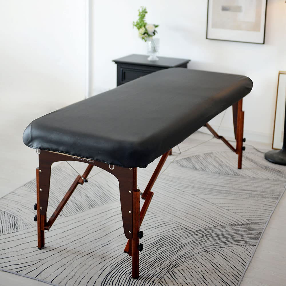 ARTABLE Universal Massage Table Cover - Waterproof PU Vinyl Leather Protection Sheet for 28-32