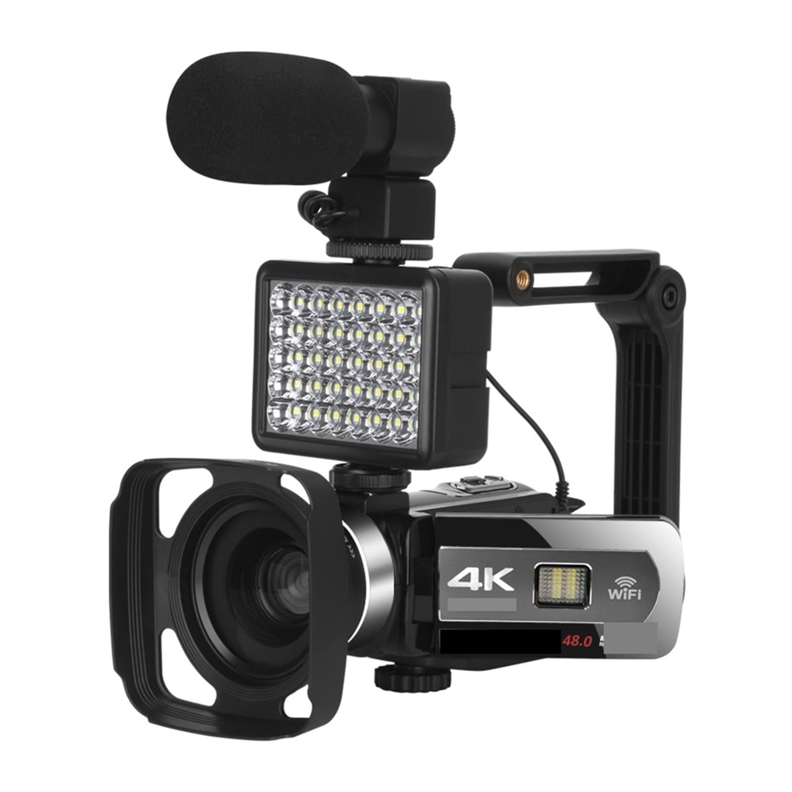 AUBEST 4K HD Professional Digital Video Camera Camcorder with 18X Zoom & Auto Focus - Perfect for Vlogging, YouTube, Travel & Photography (Includes 128GB SD Card & Accessory Kit)