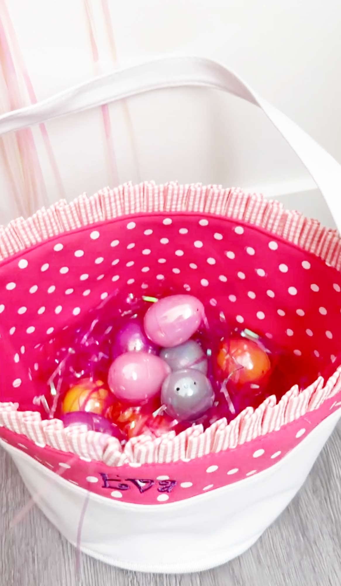 Soft & Light Easter Basket - Unpersonalized Bright Pink for Kids | Easter Egg Hunt, Spring Decor, Gift Giving