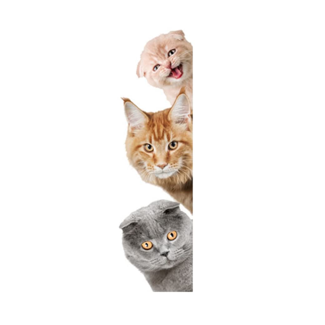 3D Animal Wall Decals - Removable Cat Stickers for Home & Office Decor - Simulative Animal Art Stickers for Kids Room, Nursery, Living Room Wall Decoration