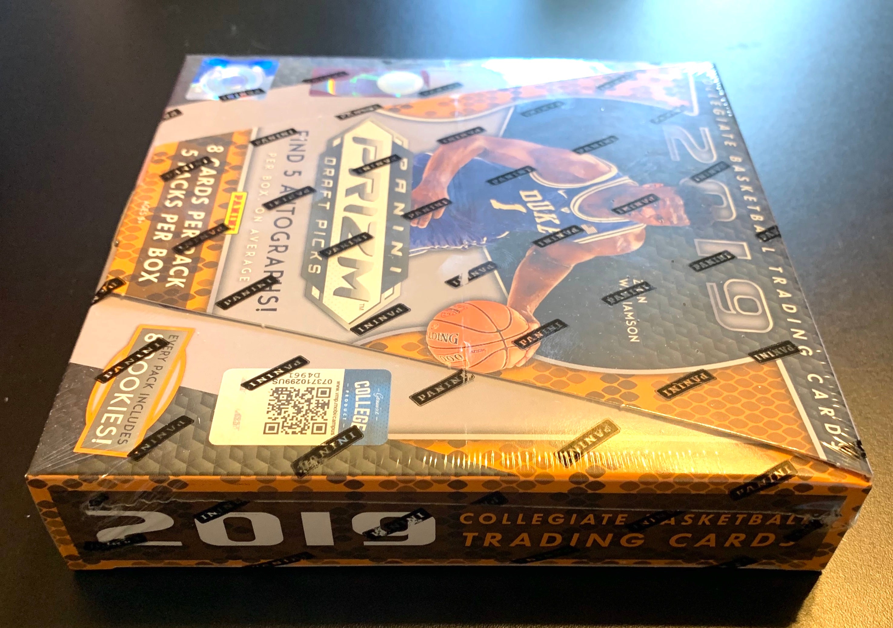2019 Panini Prizm Draft Picks Hobby Box - 5 Autographs per Box (Zion Williamson, Ja Morant, Tyler Herro, Darius Garland) - Collectible Basketball Cards for Trading & Investing