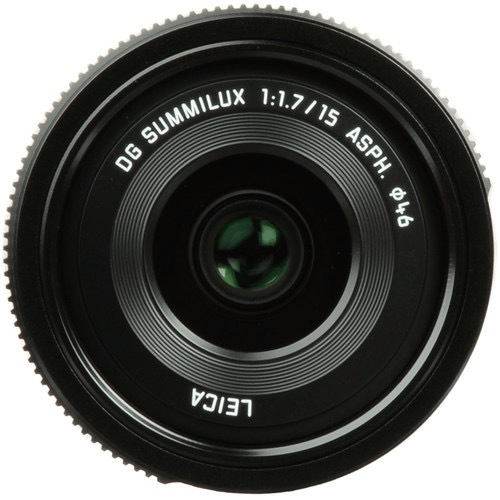 Panasonic Lumix G Leica DG Summilux 15mm f/1.7 ASPH Lens - Fast Prime Lens for Micro Four Thirds Cameras | Perfect for Portrait, Street & Low Light Photography