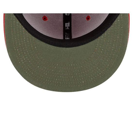 Los Angeles Angels Alpha Industry Red 59FIFTY Fitted Baseball Cap for Men - Official MLB Hat for Sports Fans & Casual Wear
