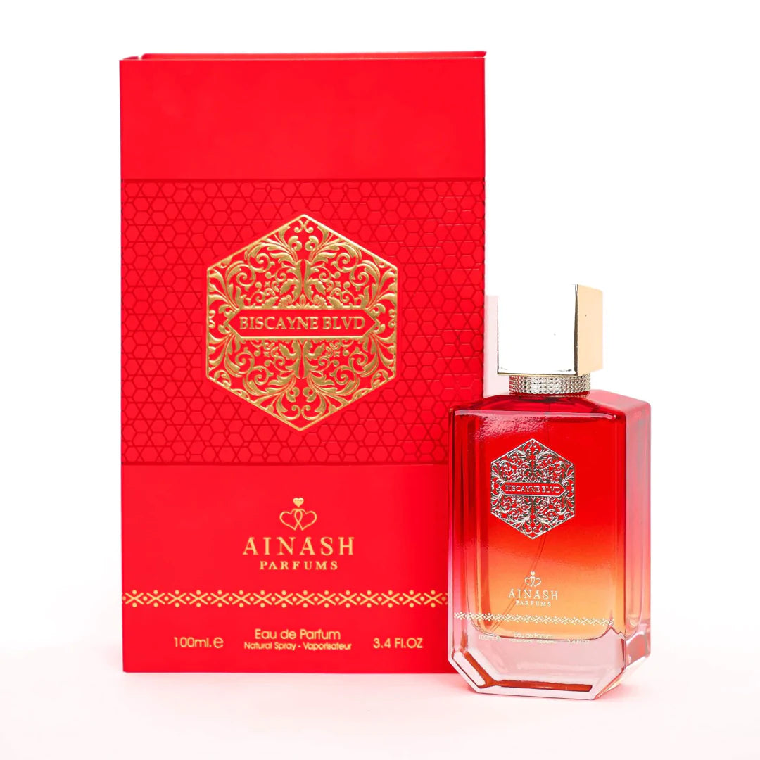 Ainash Biscayne Blvd 3.4 oz Eau de Parfum Unisex Perfume - Long Lasting Fragrance for Men & Women | Perfect for Daily Wear, Date Night & Special Occasions