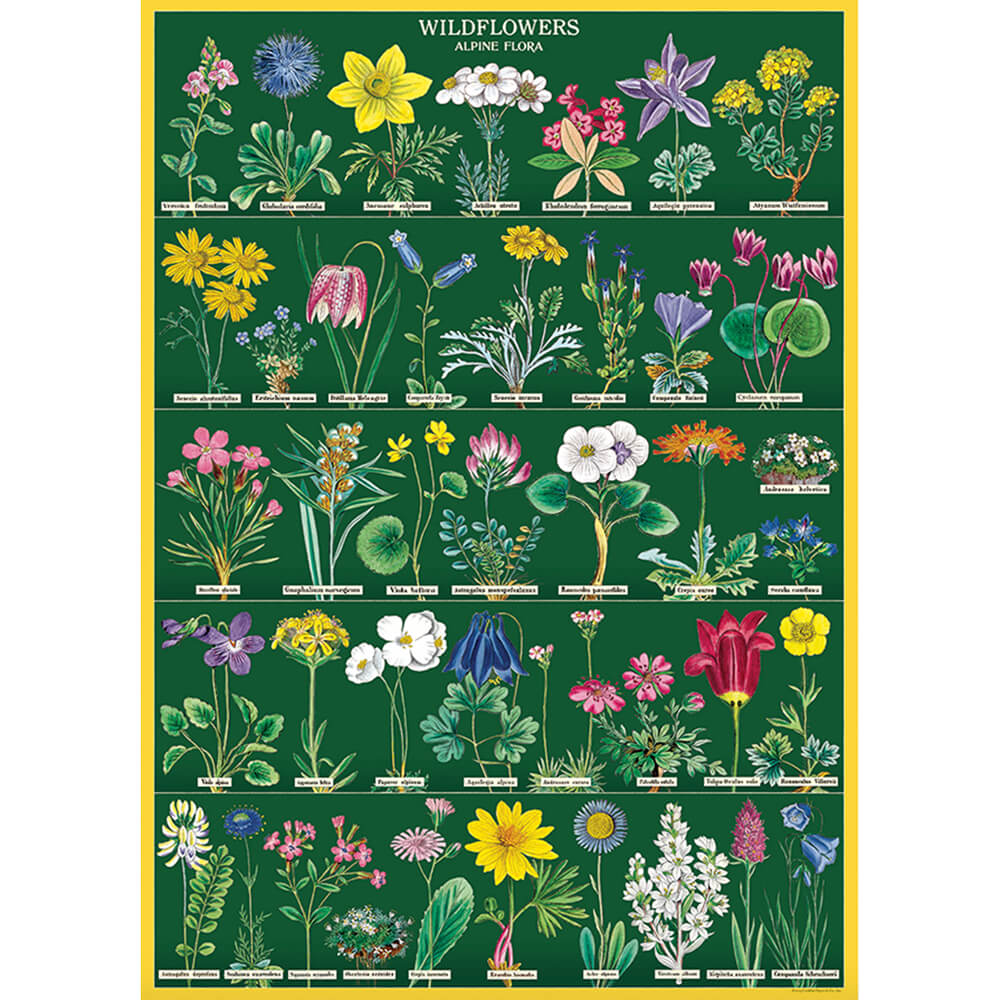 Wildflowers 2 Wrapping Paper - Floral Gift Wrap for Birthdays, Weddings & Party Decorations | Eco-Friendly & Vibrant Design