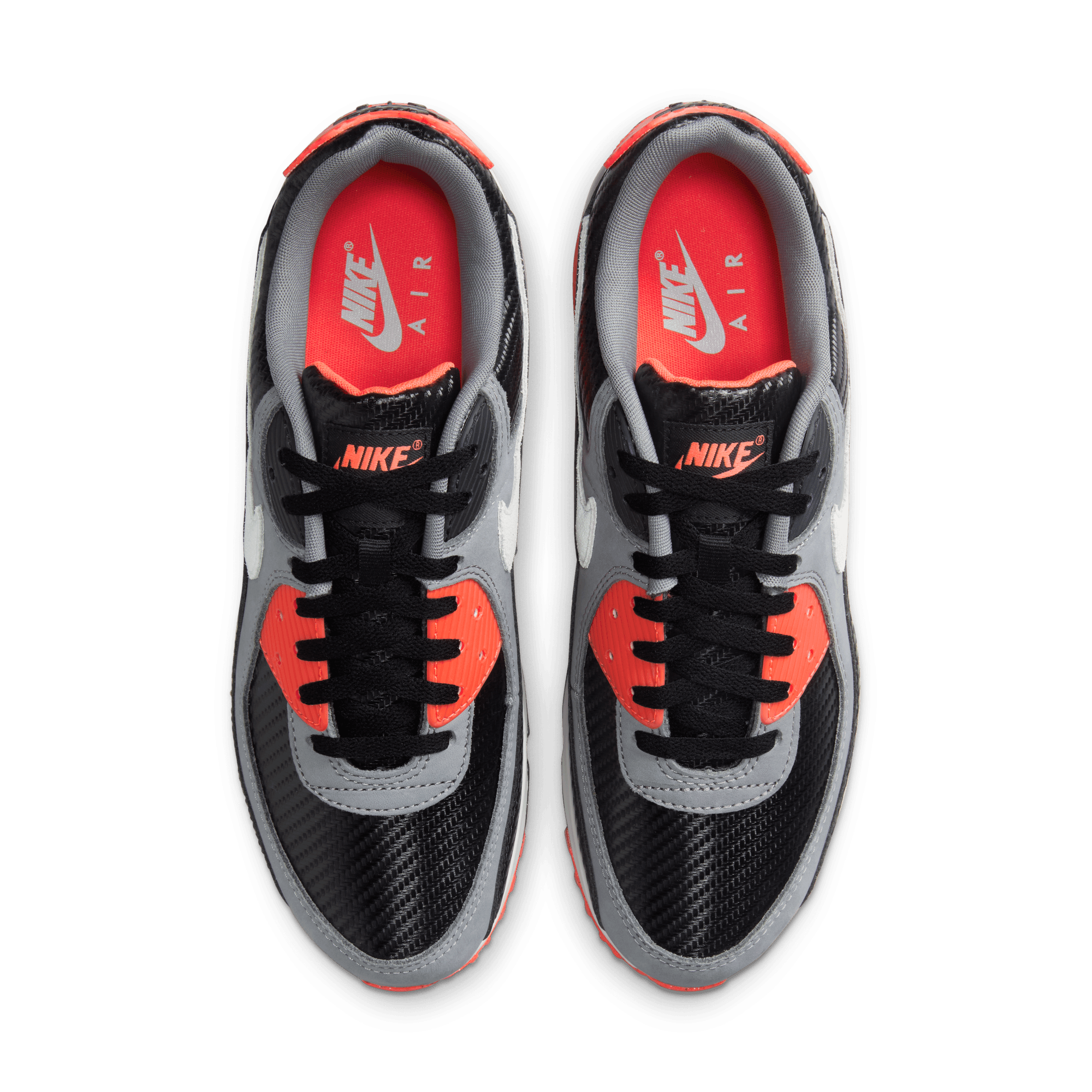 Nike Air Max 90 Premium Carbon Fiber Infrared Running Shoes for Men - Lightweight Comfortable Sneakers for Jogging, Gym Workouts & Streetwear Fashion