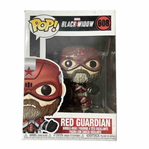 Black Widow Red Guardian #608 Funko Pop Vinyl Figure - Marvel Collectible for Home Display & Office Decor - Perfect Gift for Superhero Fans