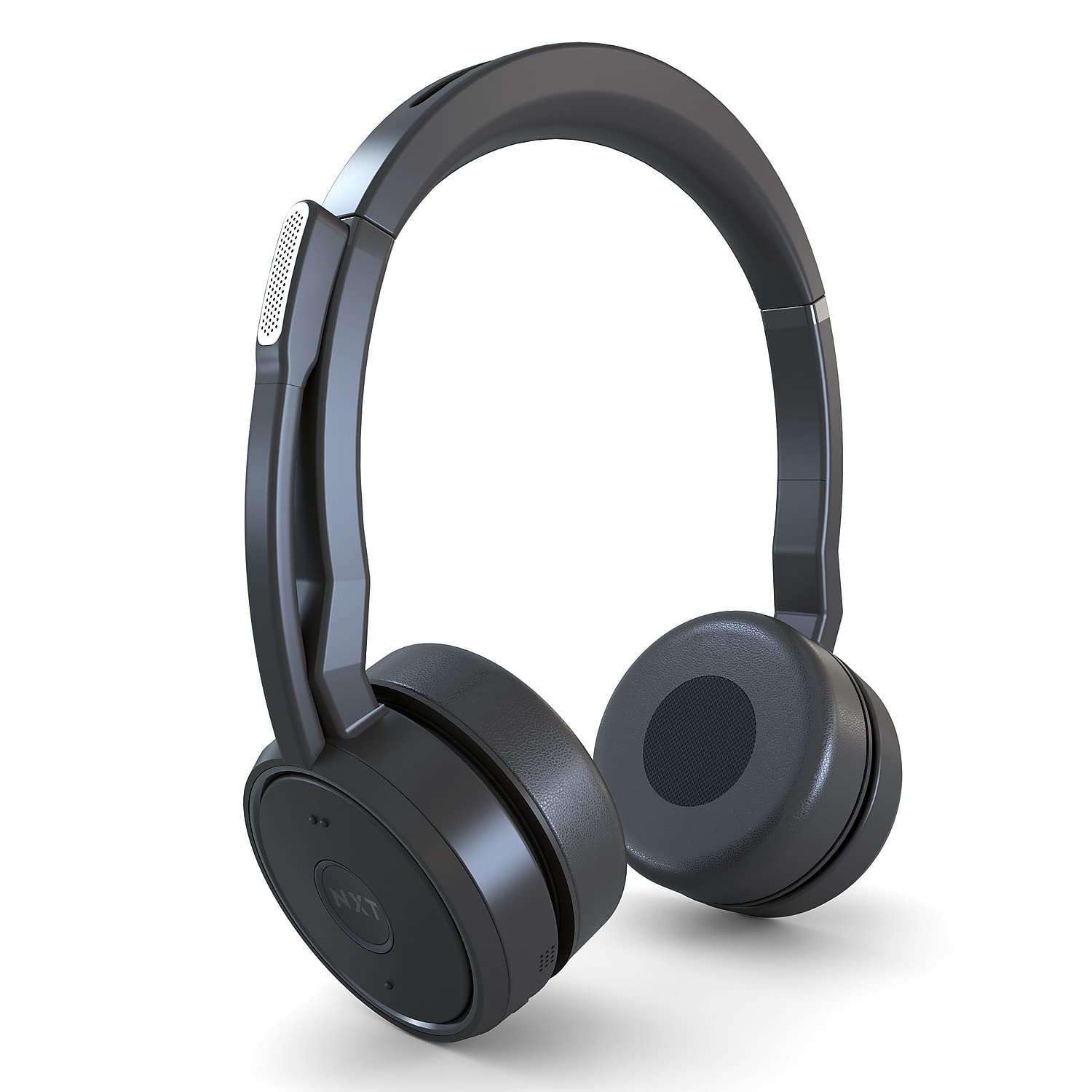 NXT Technologies UC-7000 Wireless Noise Canceling Headphones with Mic - Over-Ear Bluetooth Headset for PC, Gaming, Office & Travel - Crystal Clear Stereo Sound (Black) NX57975 | Perfect for Zoom Calls, Online Classes & Music Listening