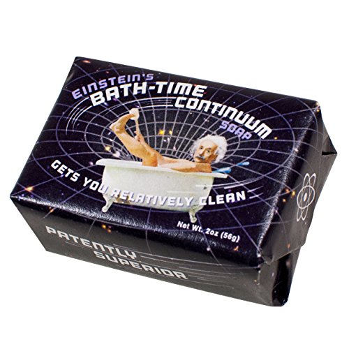 Einstein Bath - Time Continuum Soap - 1 Mini Bar of Handmade Soap - Made in USA - Perfect Gift for Science Lovers & Unique Bath Experience