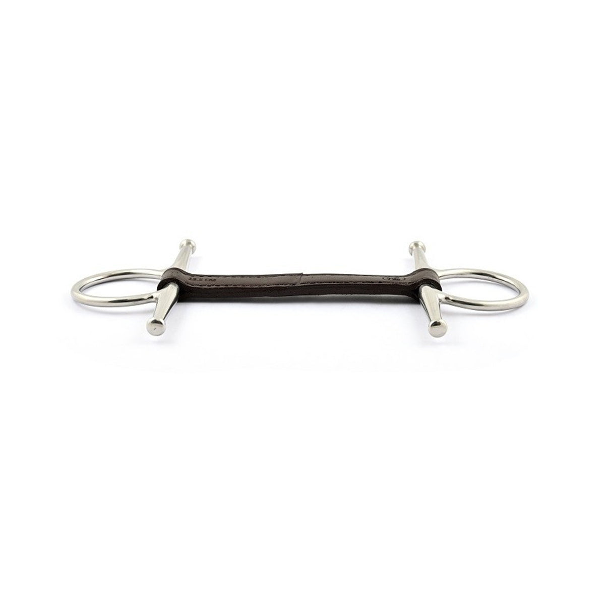 Jump'in Leather Full Cheek Bit Horse Riding Bit - Comfortable & Durable Equestrian Training Equipment for Dressage, Jumping & Trail Riding