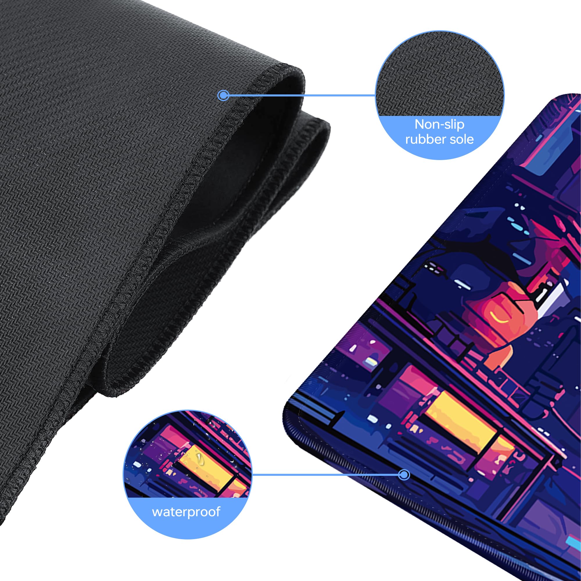 Cyberpunk XL Gaming Mouse Pad - 31.5