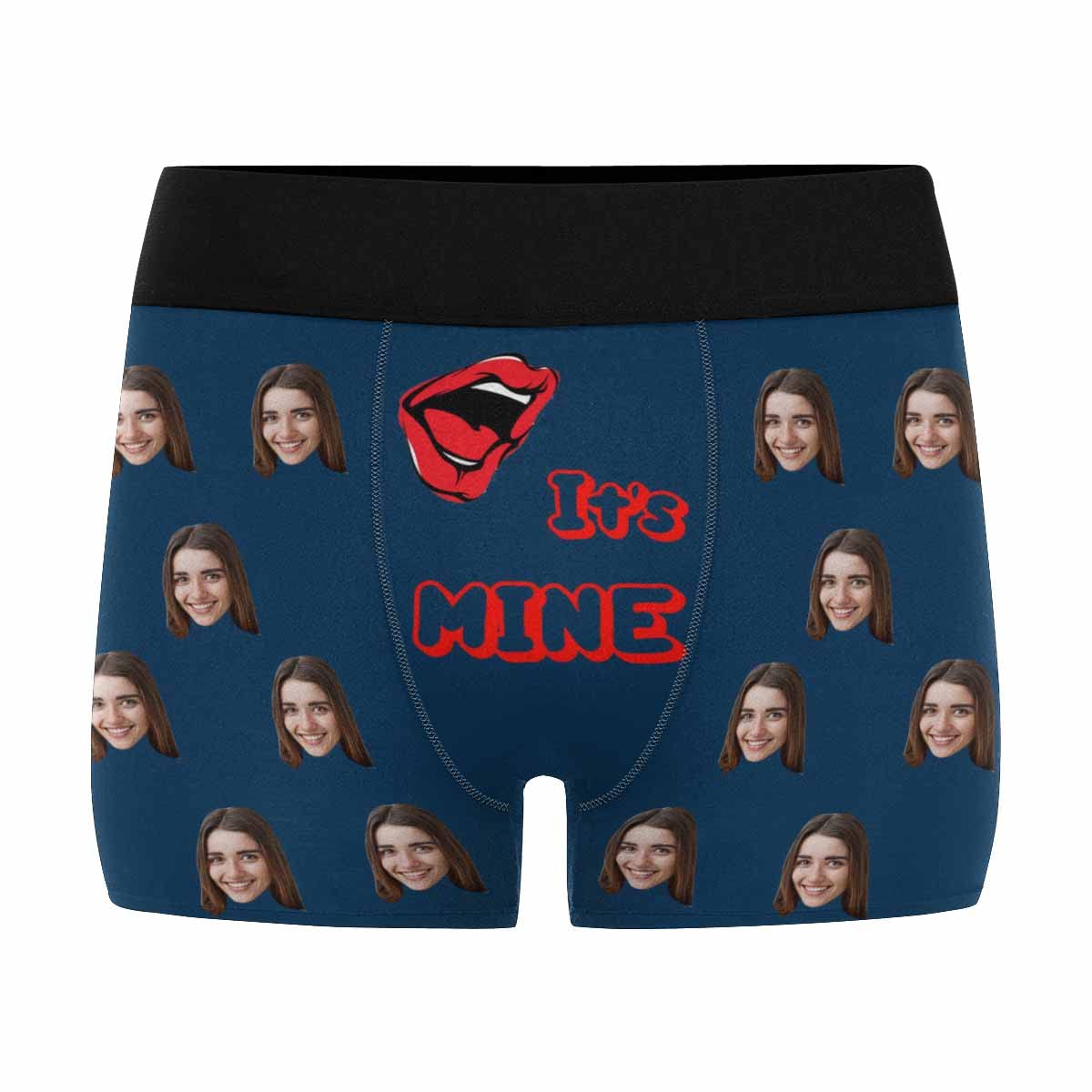Custom Men's Underwear for Birthday - Personalized Brief with Wife Photo - Funny Underwear Gift for Him - XS to 5XL Sizes - Perfect for Anniversary, Valentine's Day & Couple Gifts