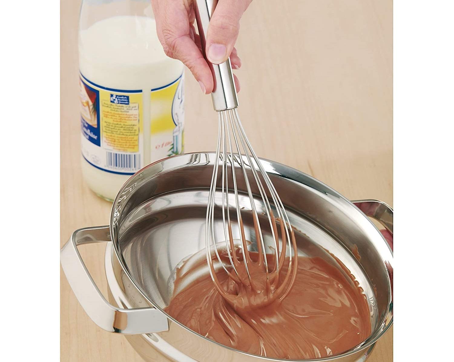 Silit Classic Line 28cm Stainless Steel Whisk - Dishwasher Safe, Rustproof 18/10 Cromargan - Perfect for Baking, Mixing, and Whisking Eggs, Cream & Sauces