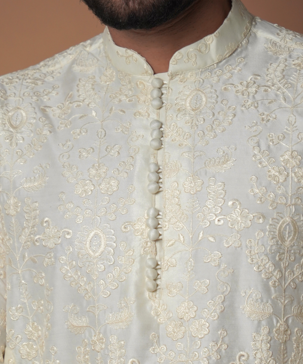 Elegant Chikankari Kurta & Pyjama Pants Set for Women - Handcrafted Indian Ethnic Wear for Festivals, Weddings & Casual Outings