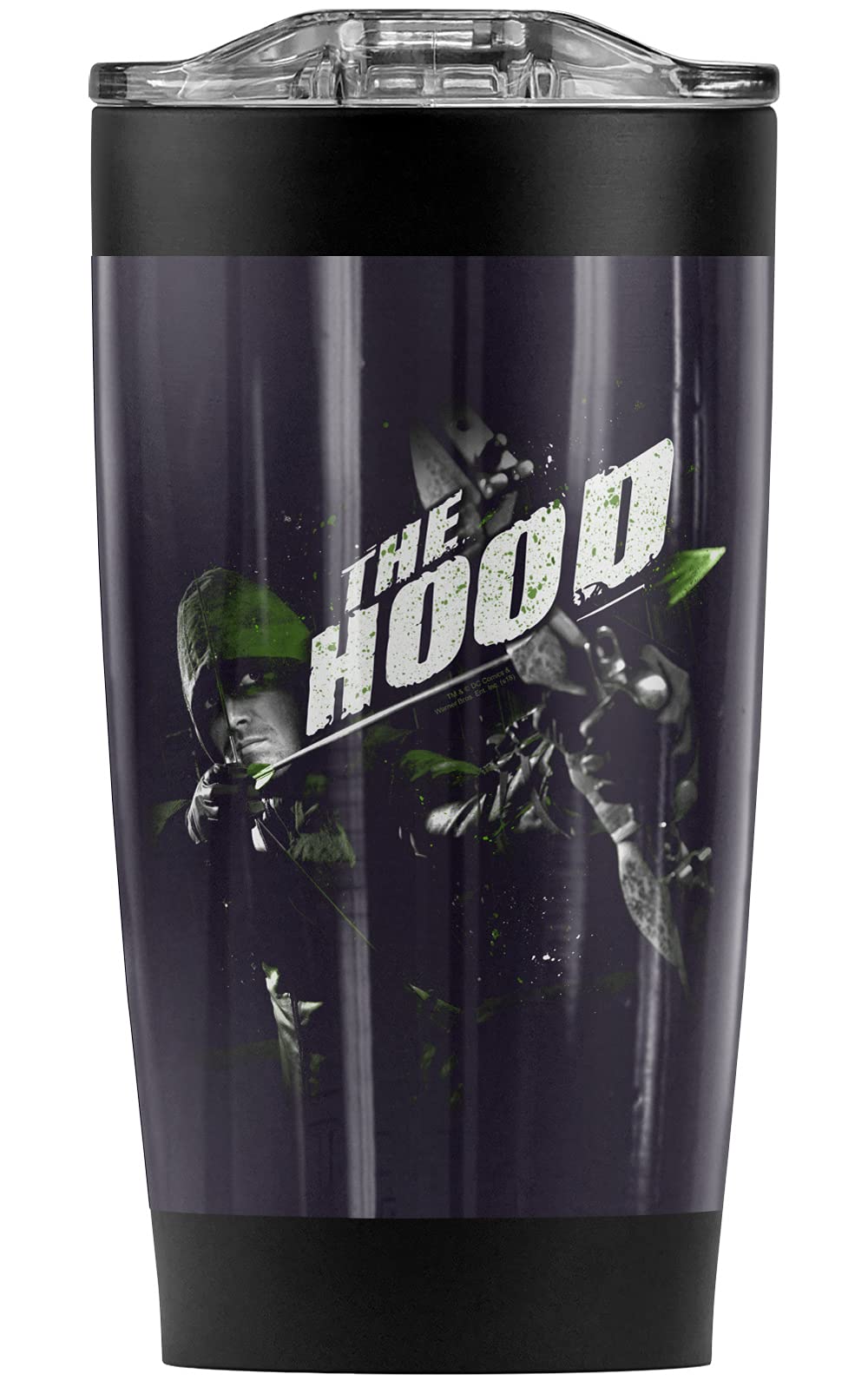 Logovision Arrow TV Series Stainless Steel Tumbler 20oz - Vacuum Insulated Double Wall Coffee Travel Mug with Leakproof Sliding Lid | Keeps Hot & Cold Beverages Perfect Temperature | Ideal for Office, Commuting, Camping & Outdoor Adventures