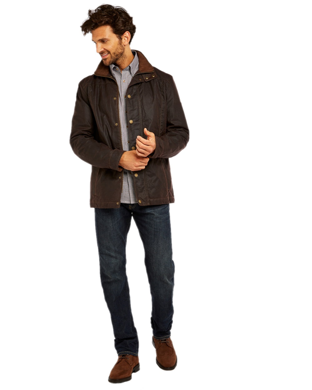 Dubarry Carrickfergus Waxed Jacket - Waterproof Outdoor Coat for Men | Perfect for Hiking, Camping & Countryside Adventures