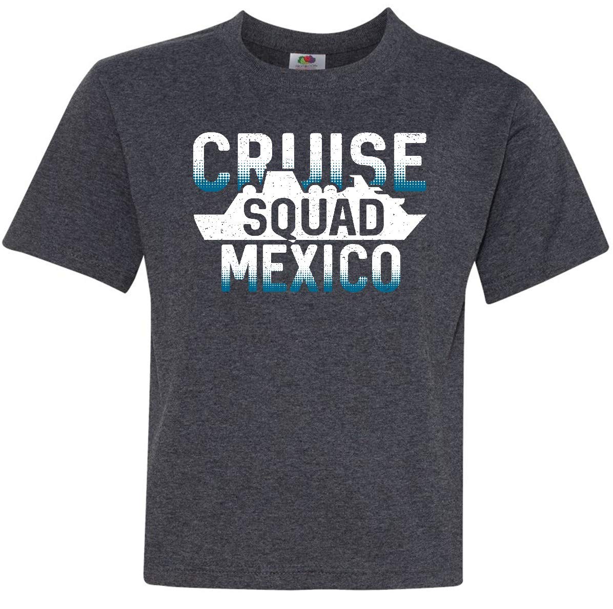 Inktastic Mexico Cruise Squad Vacation Trip Youth T-Shirt - Fun Cruise-Themed Graphic Tee for Kids & Teens - Perfect for Family Vacations, Beach Trips & Cruise Adventures