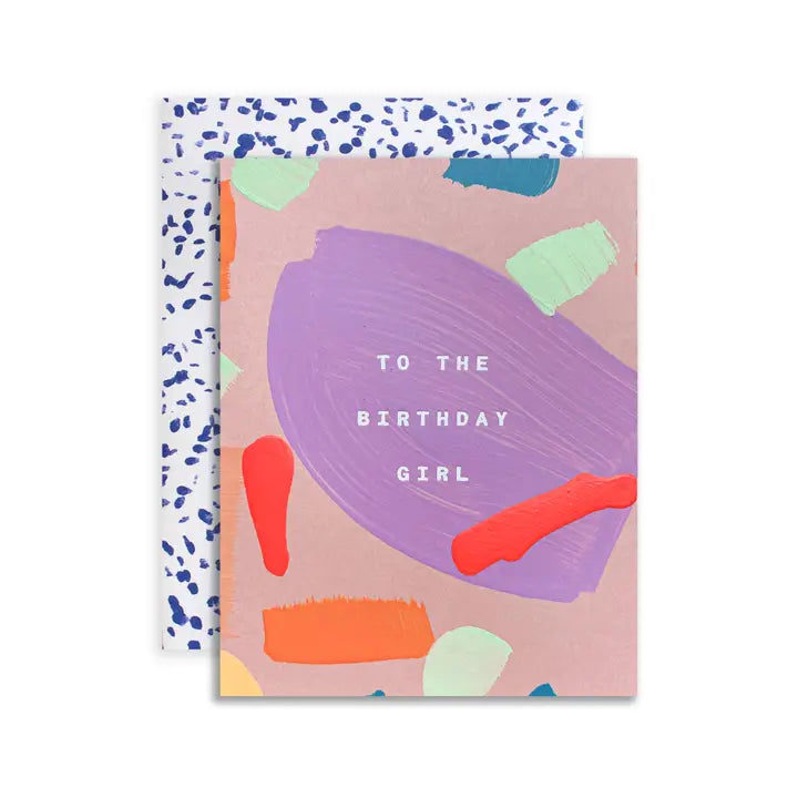 Personalized Birthday Girl Greeting Card - Elegant Floral Design for Women & Girls - Perfect for Birthdays, Celebrations & Special Occasions