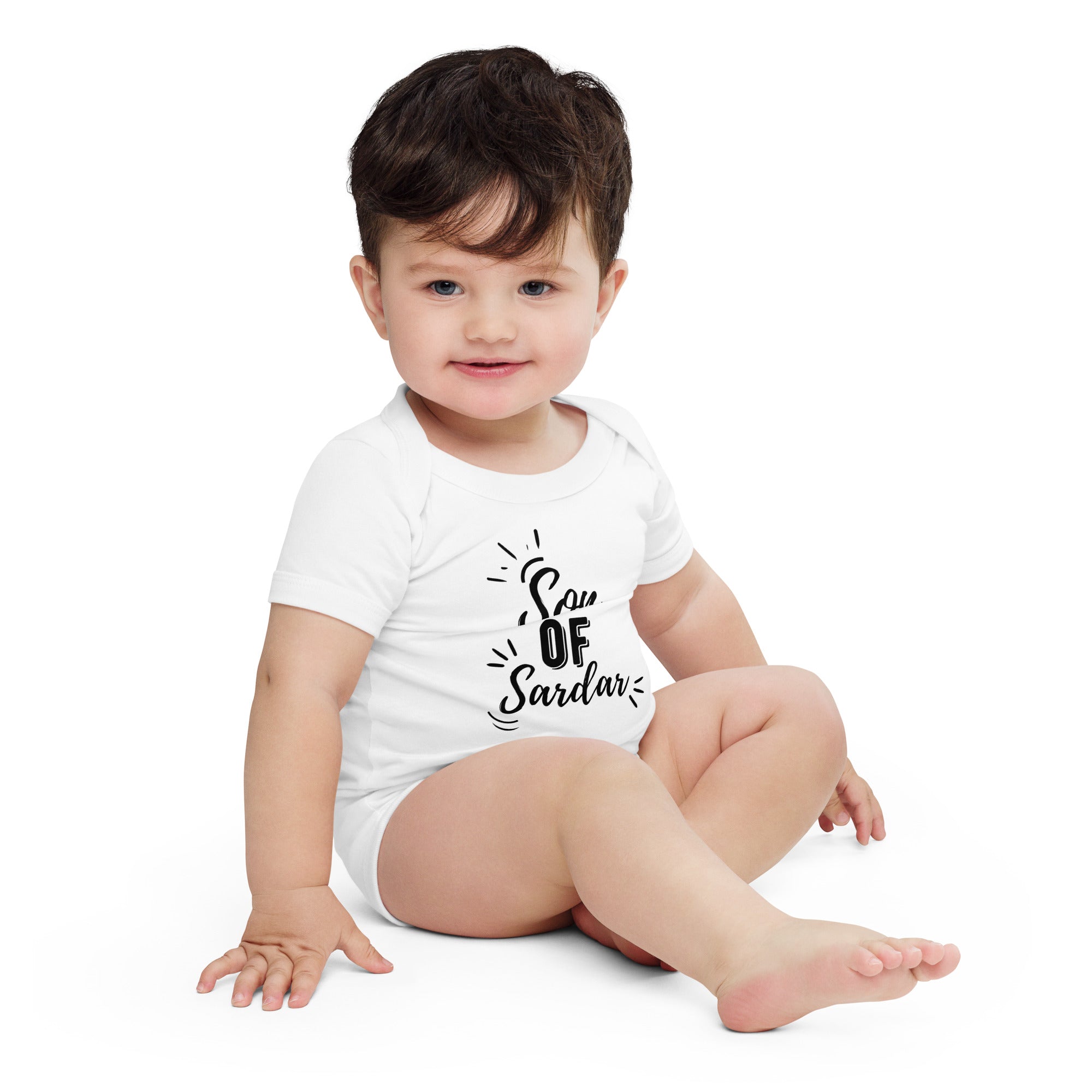 Son of Sardar Baby Onesies - Soft Cotton Bodysuits for Newborns & Infants | Perfect for Playtime, Daycare & Family Photos