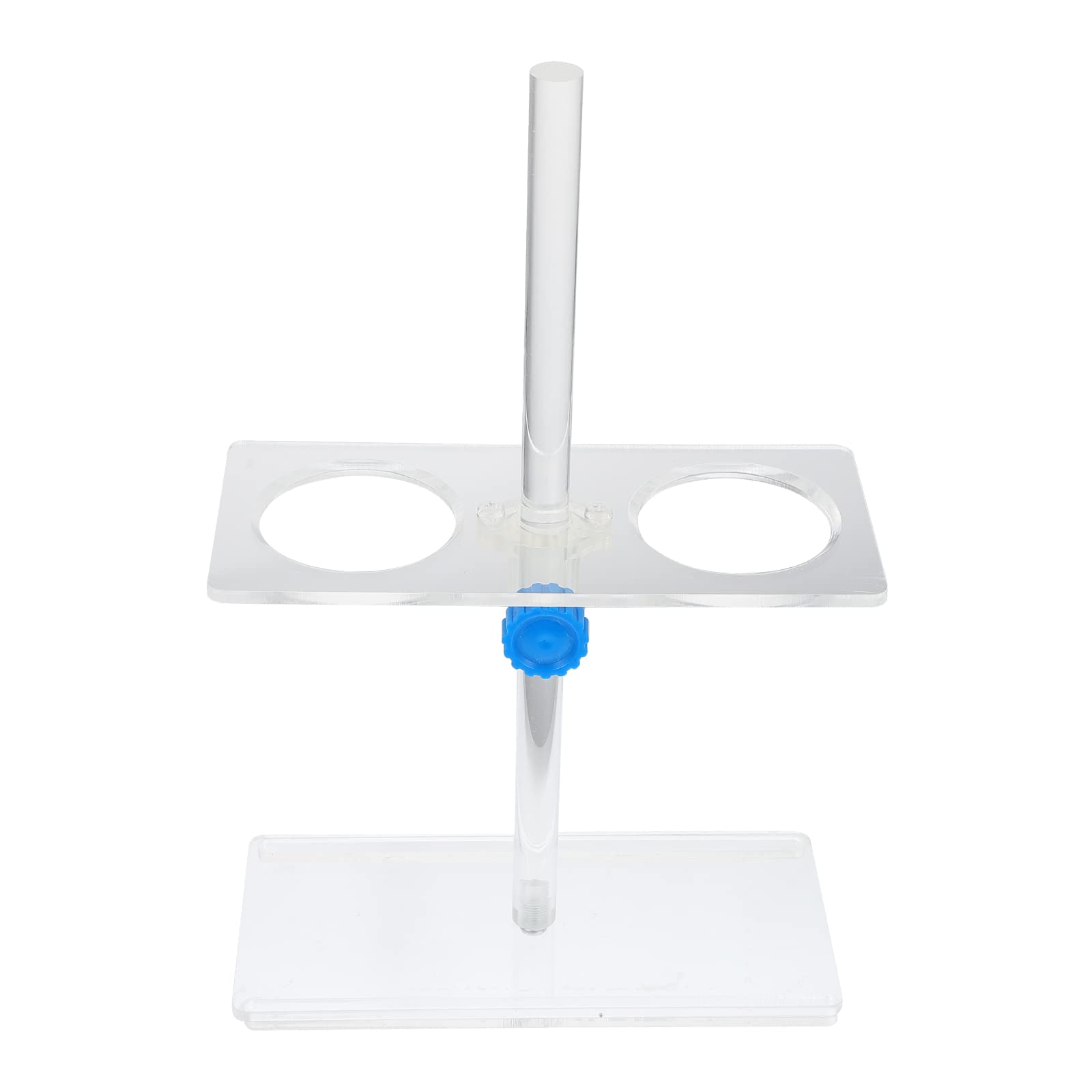 Balacoo 2-Hole Acrylic Funnel Stand - Durable Funnel Holder for Kitchen, Lab & School - Perfect for Baking, Science Experiments & DIY Projects