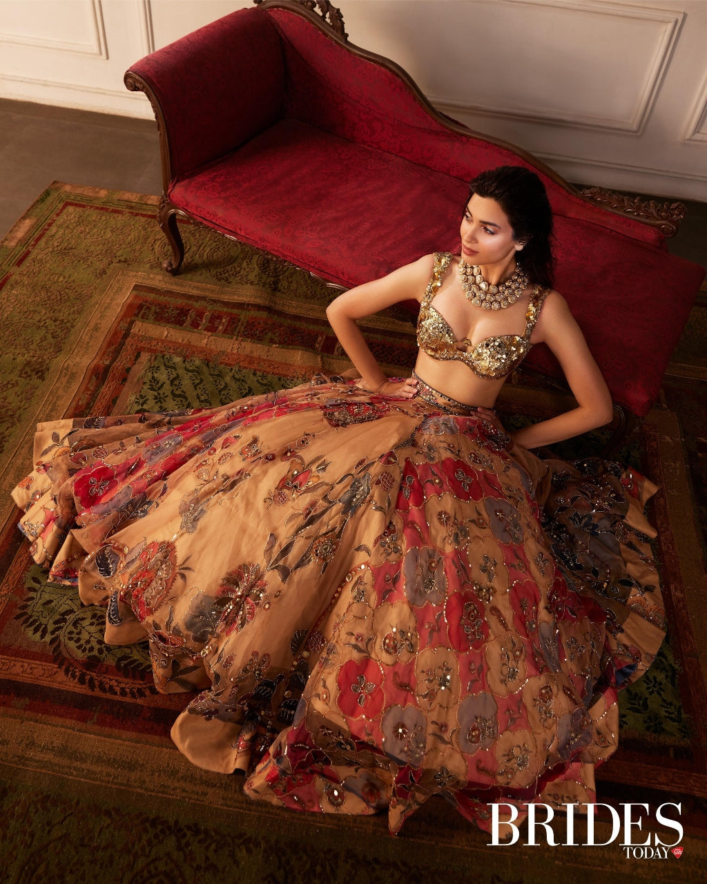 Suha Lehenga Set | Traditional Indian Bridal Lehenga Choli | Handcrafted Embroidered Wedding Outfit for Women | Perfect for Weddings, Festivals & Special Occasions
