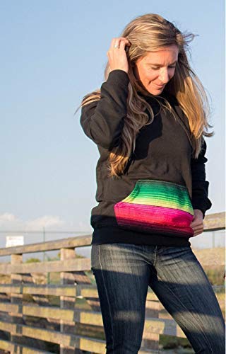 Women's Stylish Cut-Out Hoodie Sweatshirt with Serape Pocket - Cozy Pullover for Casual Wear, Gym & Outdoor Activities