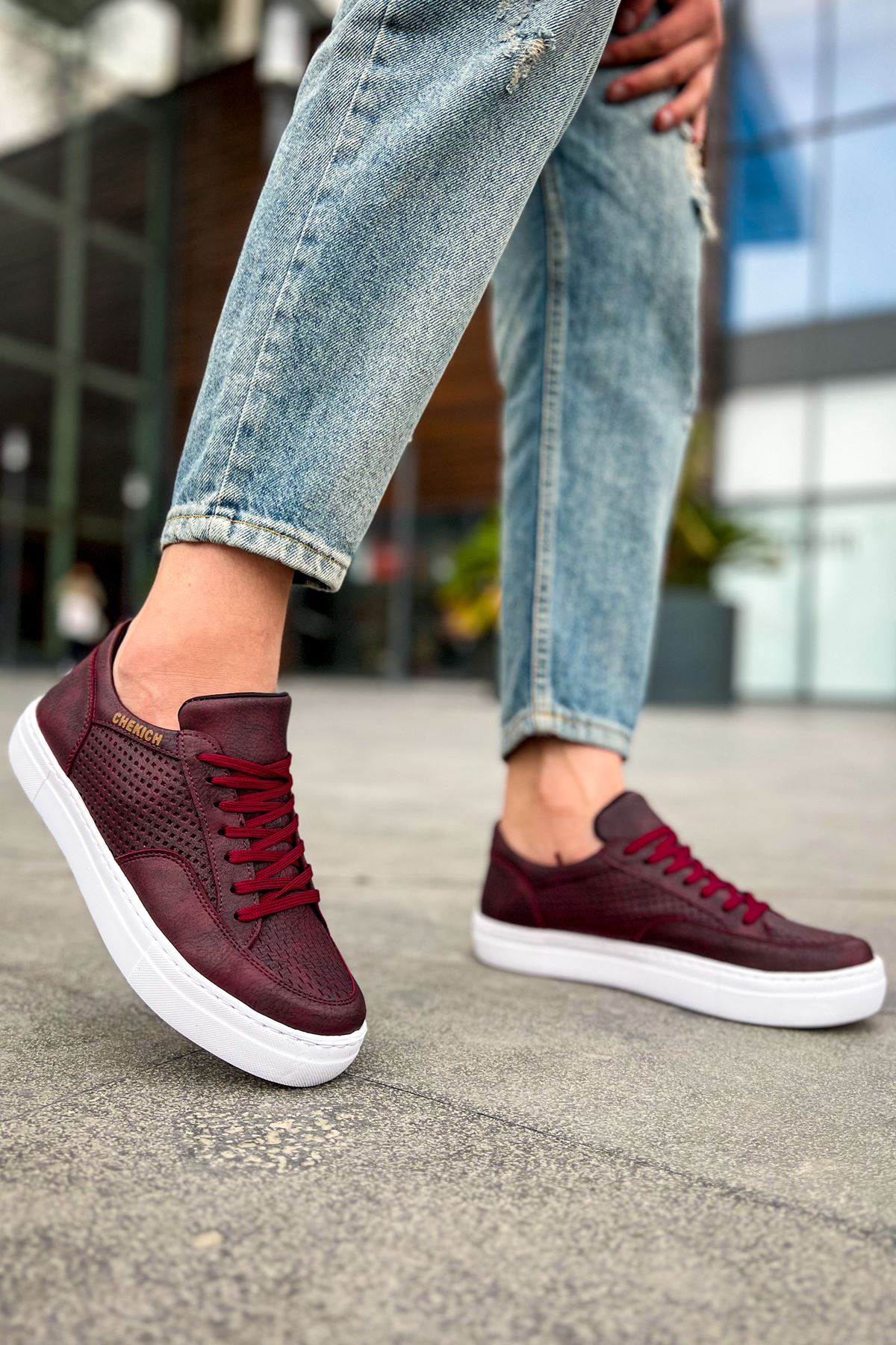CH015 CBT First Edition Men's Shoes in Burgundy - Stylish & Comfortable Footwear for Casual Wear, Work & Outdoor Activities