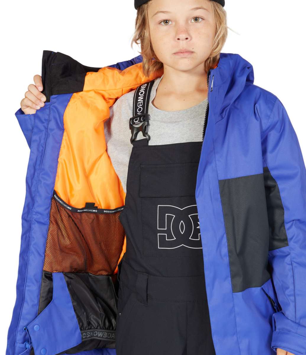 DC Junior's Defy Insulated Jacket 2023 - Waterproof Winter Coat for Boys & Girls - Lightweight Warm Puffer Jacket for Skiing, Snowboarding & Outdoor Activities