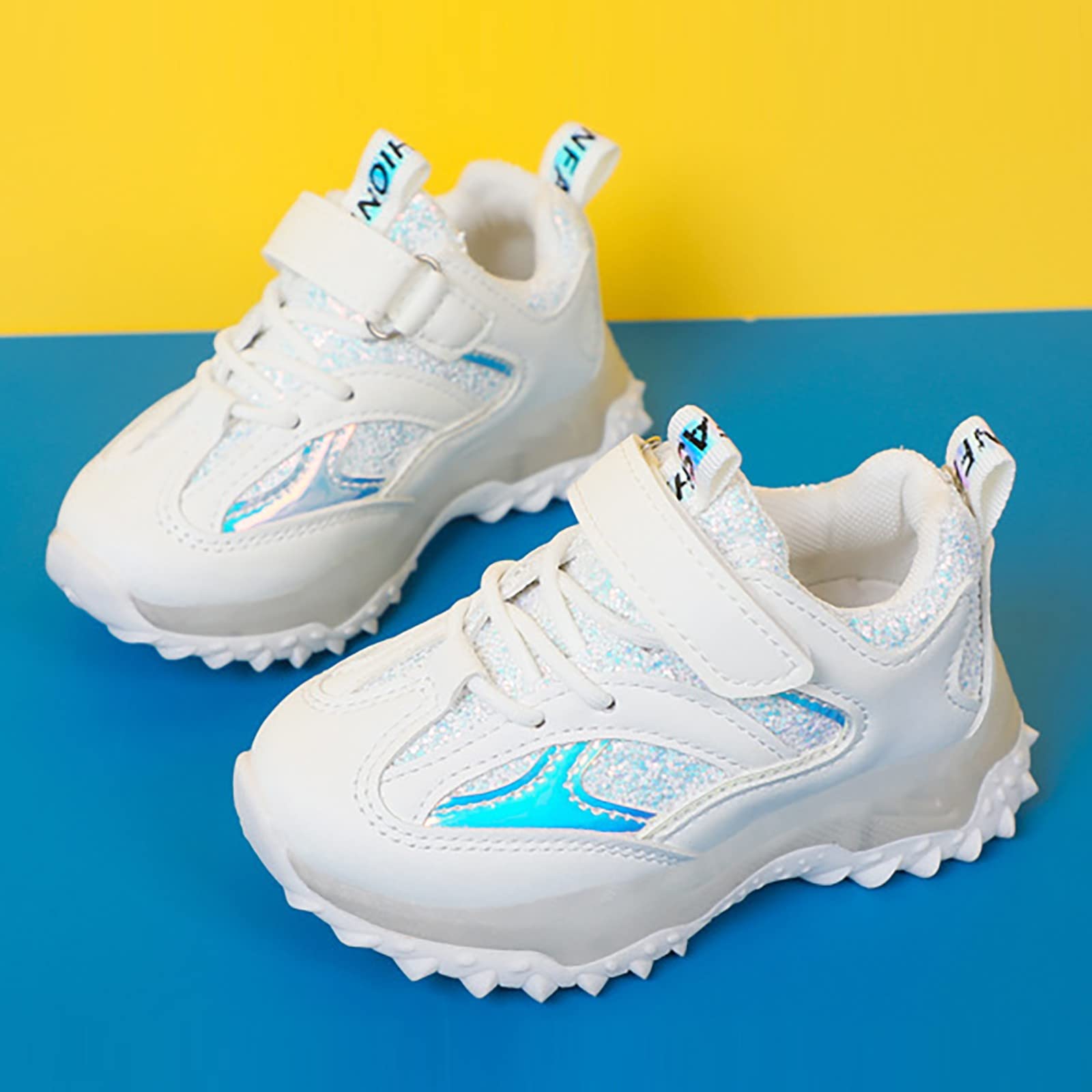 LED Flashing Baby Shoes - Non-Slip Soft Sole Sneakers for Toddlers (Size 9) - Perfect for Playtime & Outdoor Activities