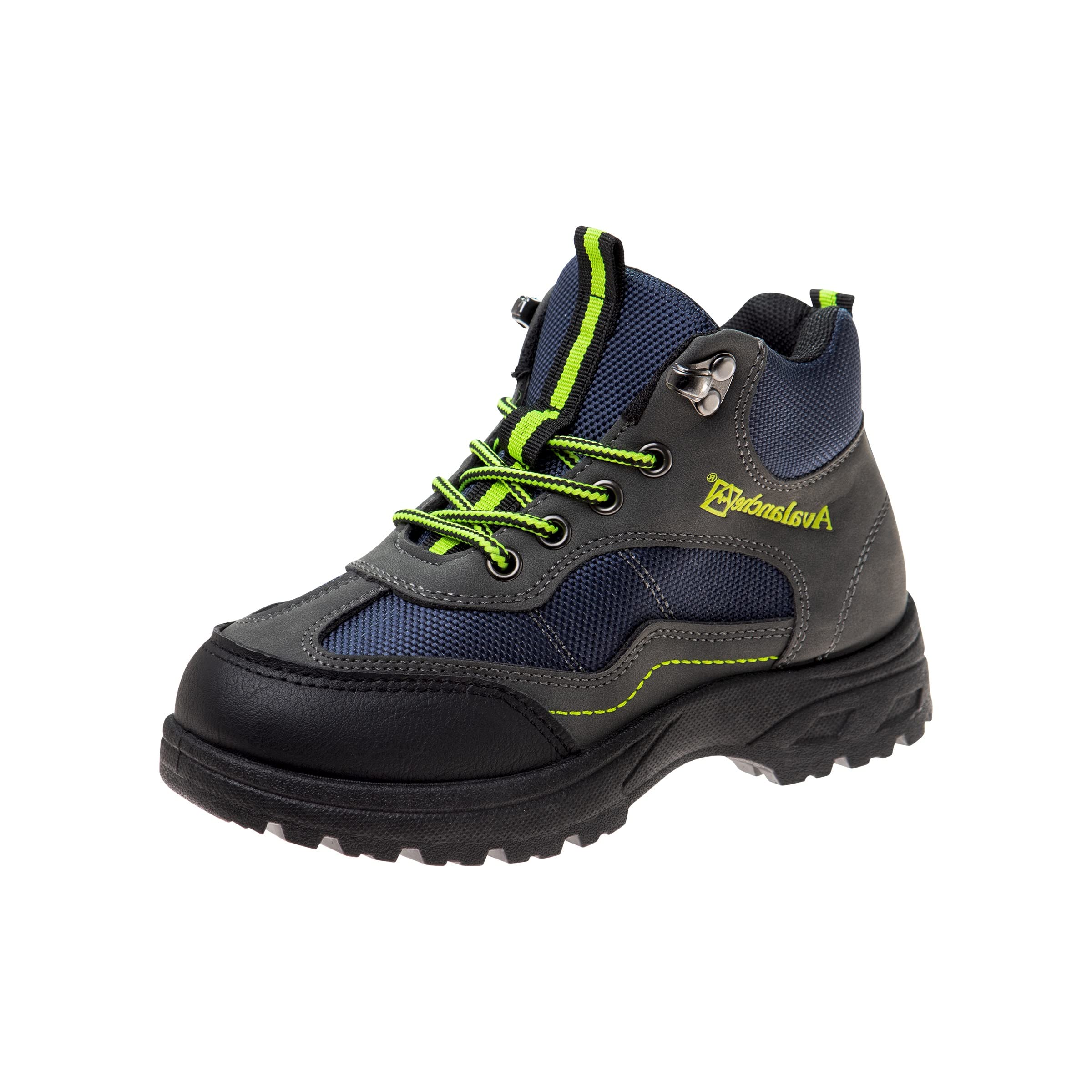 **Avalanche Kids Waterproof Hiking Boots - Comfortable Outdoor Work Boots for Boys & Girls - Perfect for Hiking, Camping, and Construction Play**