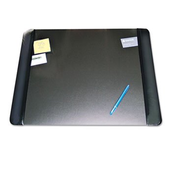 Premium Executive Desk Pad with Leather-Like Side Panels - Non-Slip Office Desk Blotter for Writing & Organization (AOP413841) - Perfect for Home Office, Corporate Workspace & Professional Meetings