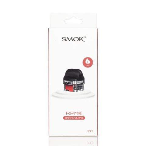 SMOK RPM & RPM 2 Empty Replacement Pods - Compatible with RPM 40/80 & RPM 2 Vape Devices - 2 Pack - Perfect for Vaping Enthusiasts & On-the-Go Use
