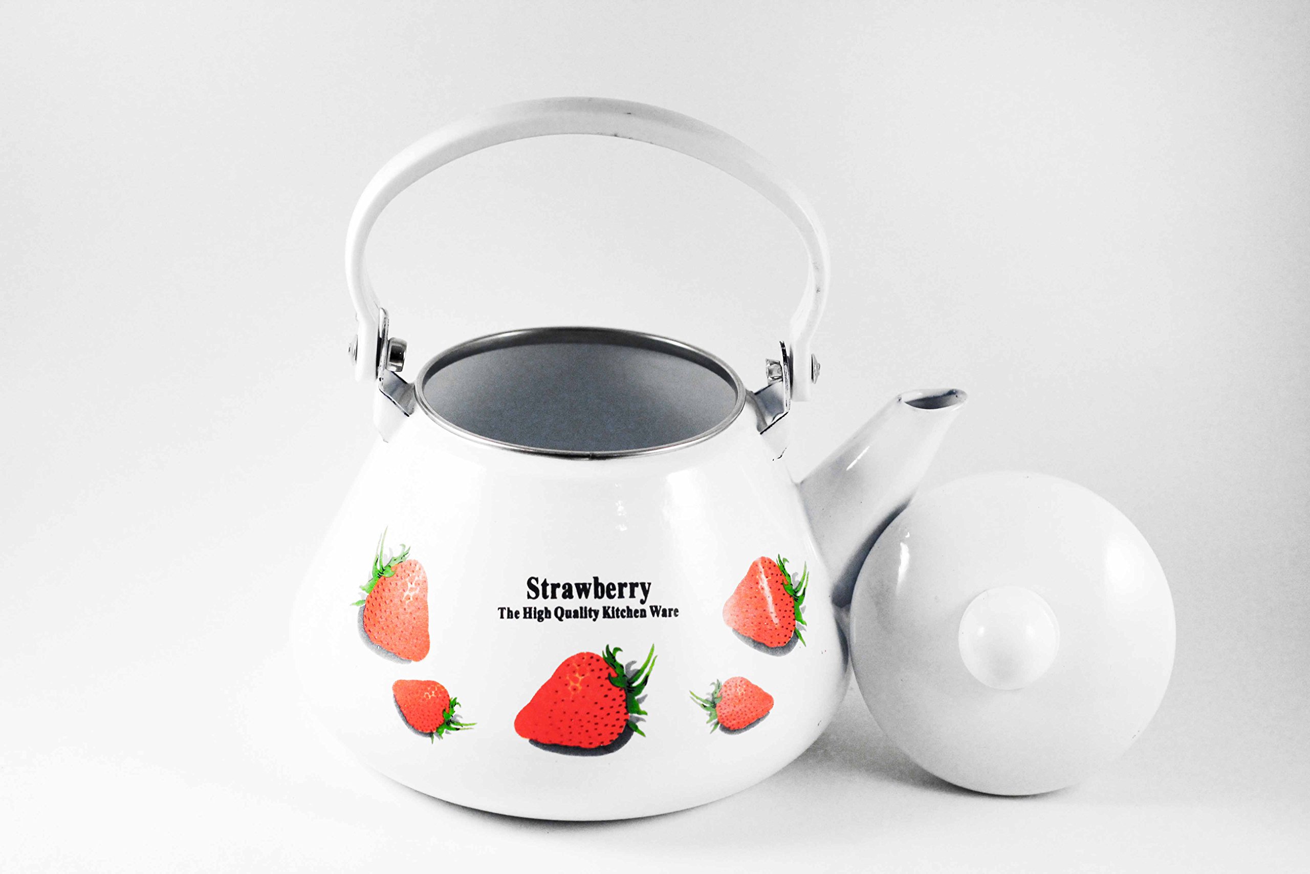 Premium Stainless Steel Tea Kettle - 1.5L Fast Boiling Water Pot with Whistle & Ergonomic Handle - Perfect for Stovetop, Gas & Induction Cooktops - Ideal for Home, Office & Camping Use