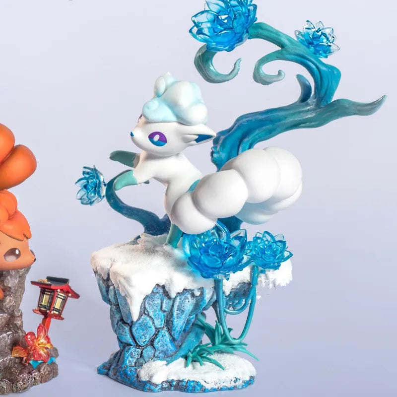 Pokemon Alolan Vulpix Figure - Cute Anime Collectible Figurine for Display, Gifts & Pokemon Fans | Perfect for Home Decor, Office Desk & Anime Collections