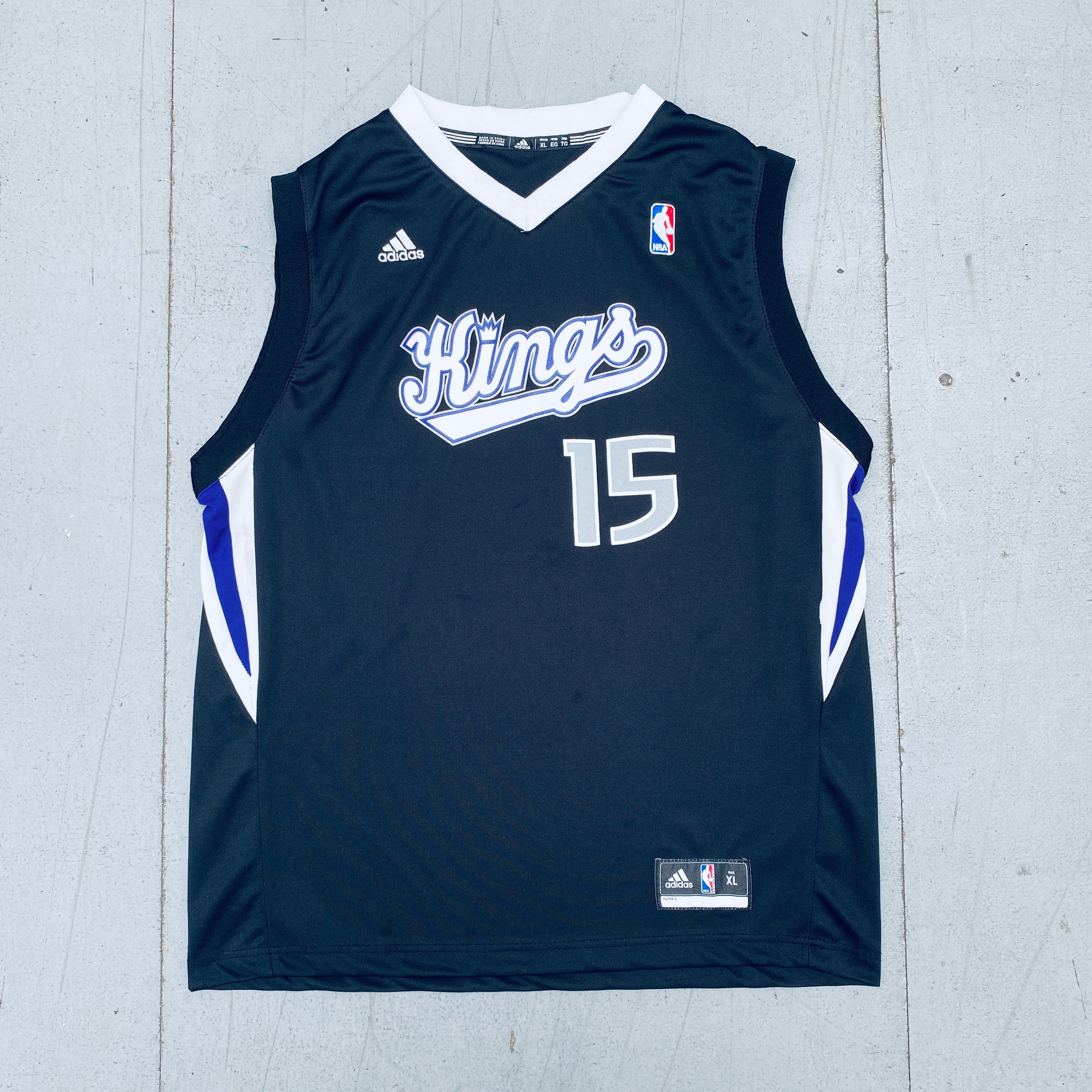 DeMarcus Cousins Sacramento Kings 2011/12 Black Adidas Jersey Size S - NBA Basketball Fan Gear for Games & Collectibles