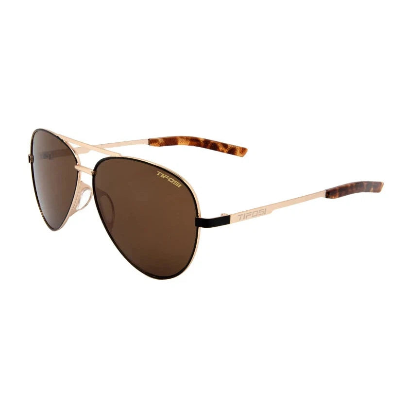 Tifosi Schwae Midnight Gold Sunglasses - Polarized Sports Shades for Running, Cycling & Outdoor Activities
