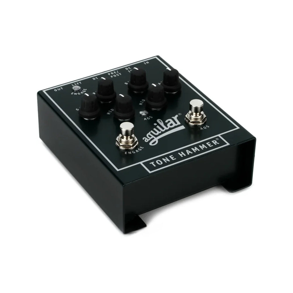 Aguilar Tone Hammer Preamp & DI Box - Premium Bass Guitar Preamp & Direct Box for Live Performance & Studio Recording