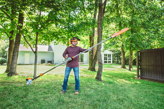 STIHL HT 105 Telescopic Pole Pruner - Professional Extendable Tree Trimmer for Landscaping, Gardening & Yard Maintenance