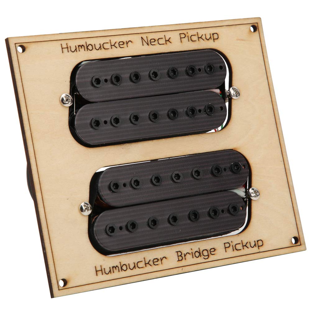 Dilwe 7-String Electric Guitar Pickup - Humbucker Bridge & Neck Pickup for Electric & Pedal Steel Guitars | Perfect for Rock, Metal & Country Music Performances