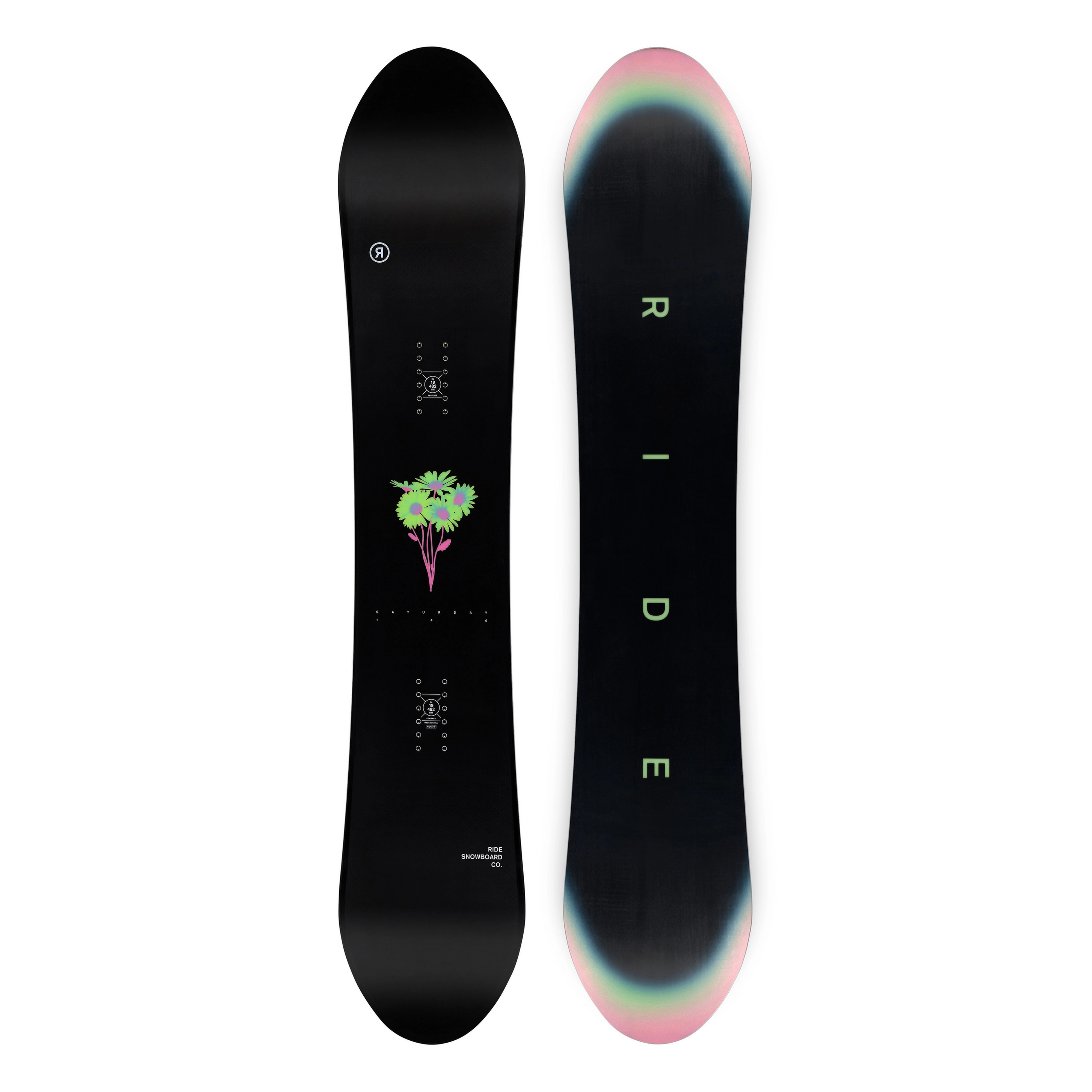 2024 W SATURDAY Snowboard for Women - All-Mountain Freestyle Snowboard with Durable Construction | Perfect for Powder, Park & Groomed Runs