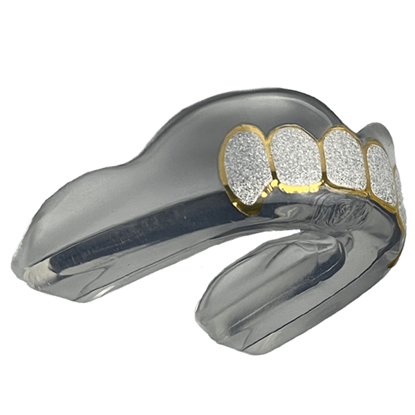 24K Gold Plated Diamond Grillz for Men & Women - Customizable Hip Hop Teeth Jewelry for Parties, Concerts & Special Events