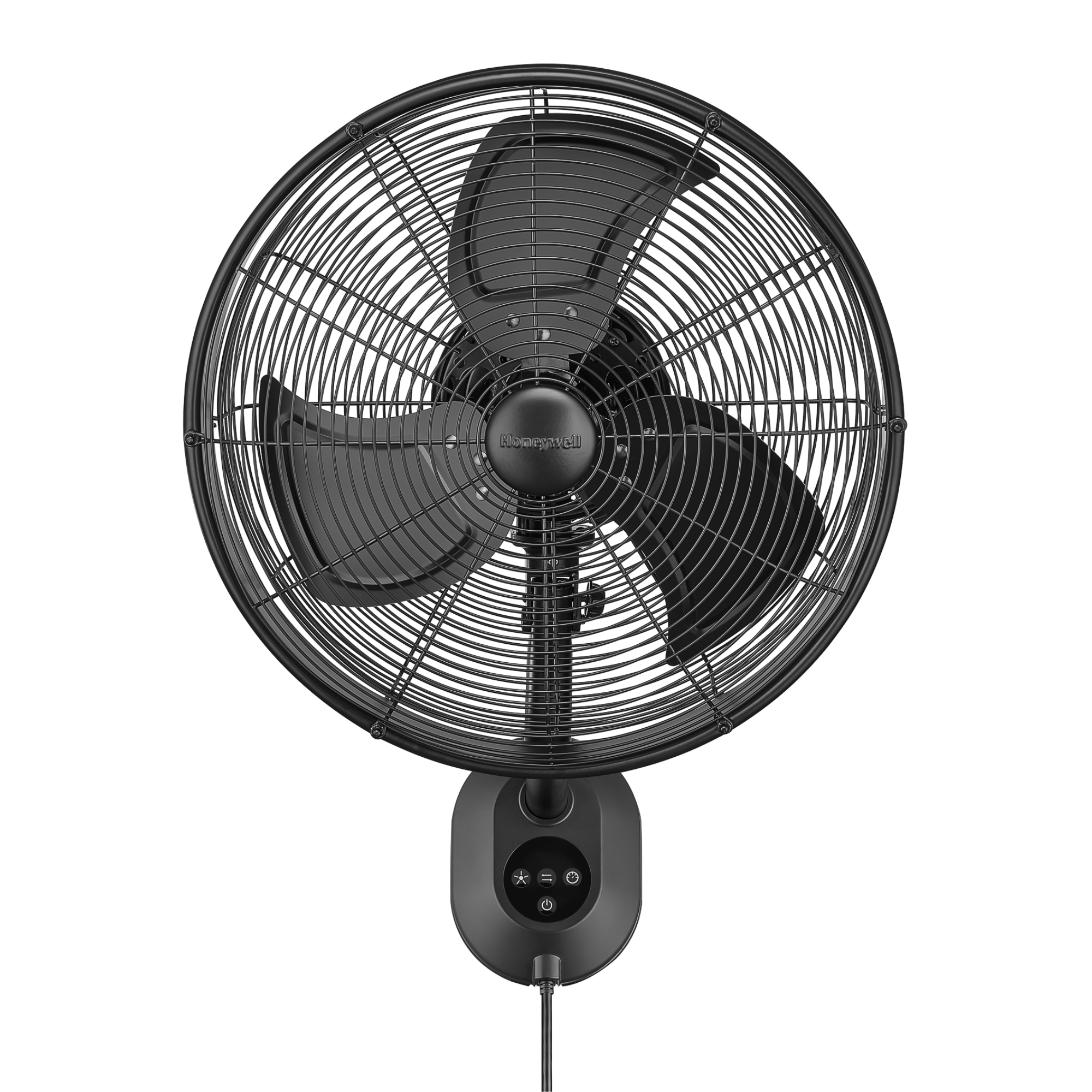 Honeywell Indoor Outdoor Wall Mount Fan with Remote Control - Quiet Cooling for Bedroom, Living Room, Patio & Office