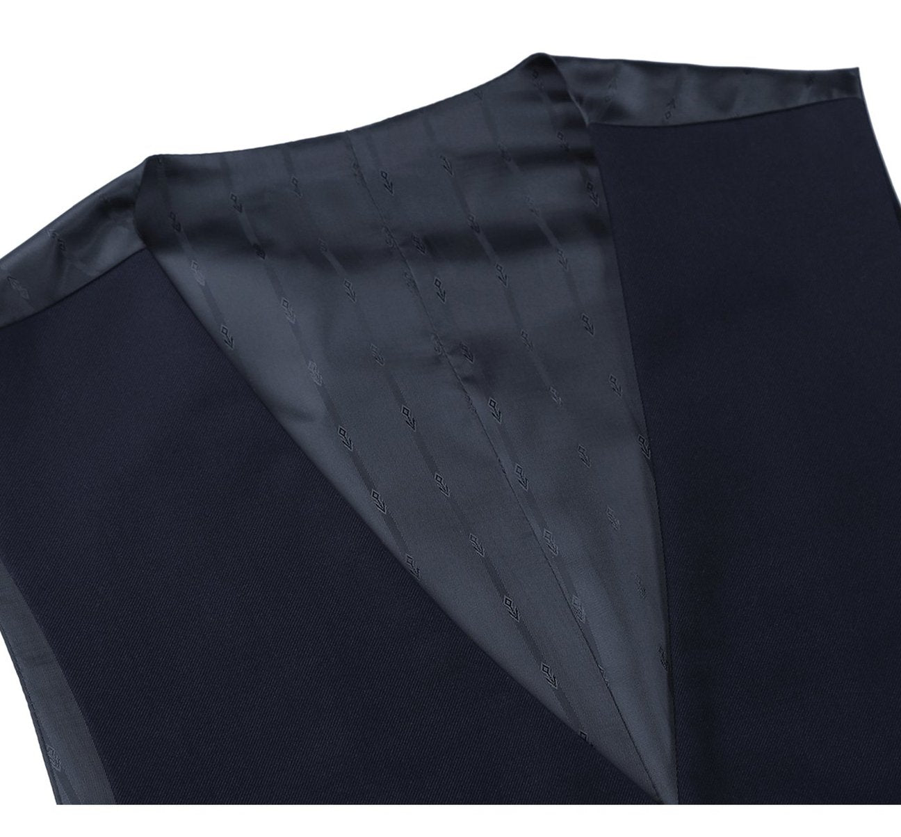 Alessandro Vitello by Renoir Dark Navy Business Suit Vest - Regular Fit Waistcoat for Men | Perfect for Office, Weddings & Formal Events