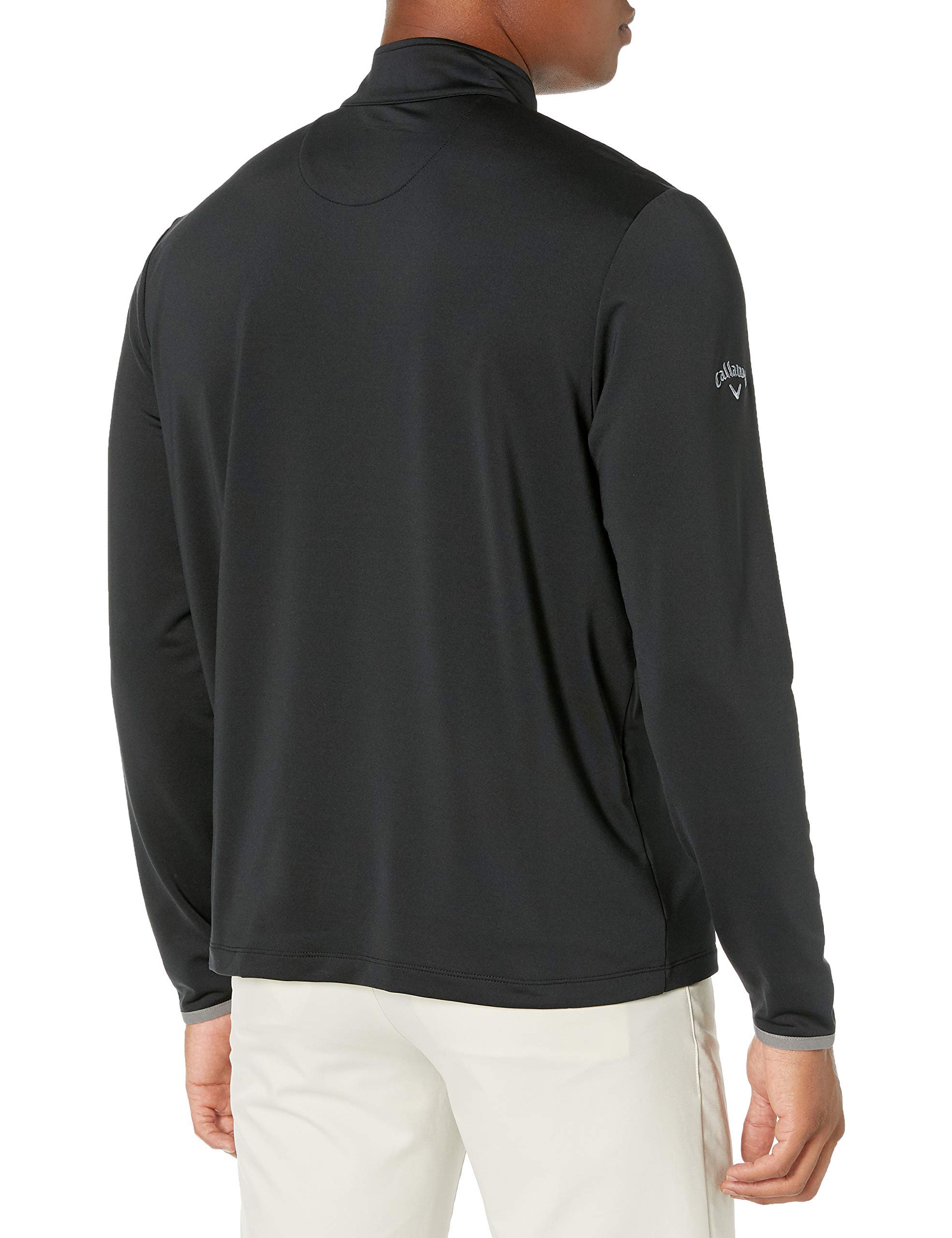 Callaway Men's Weather Series ¼ Zip Mock Neck Pullover - Extended Sizes Performance Golf Shirt for Cold Weather - Ideal for Golfing, Outdoor Sports & Casual Wear
