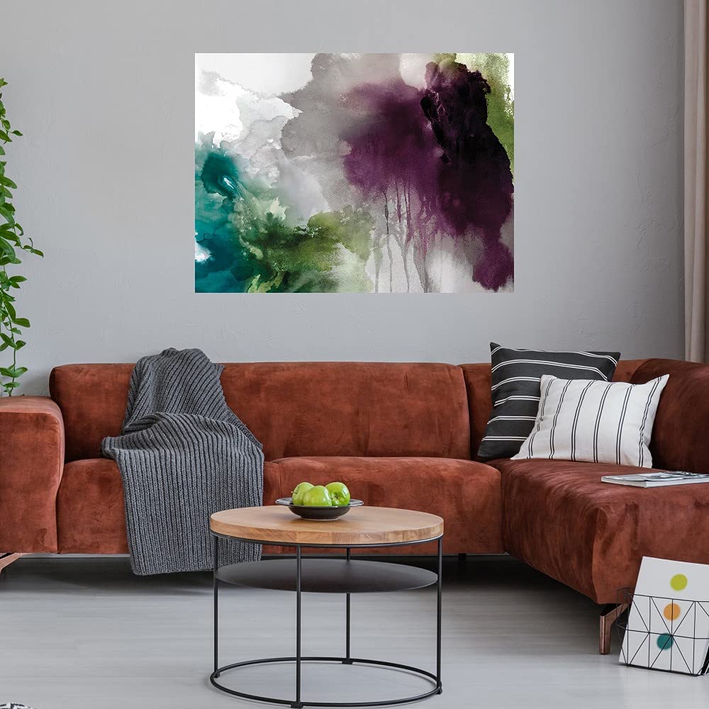 Premium Luvulite Fine Art Canvas Wall Decor by Artist Paul Duncan - 46x35 Inches - Ready to Hang - Modern Abstract Painting for Living Room, Bedroom, Office & More - Perfect for Home Decor, Housewarming Gifts & Interior Design