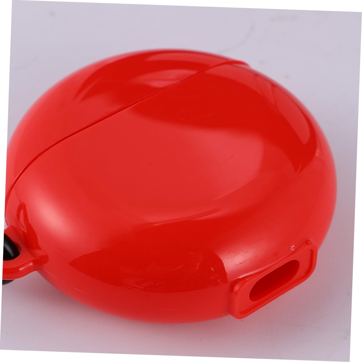 Homoyoyo Earbuds Case - TPU Protective Cover for Wireless Earbuds, Durable & Lightweight with Carrying Hook (Red) - Perfect for Travel, Gym, and Outdoor Activities