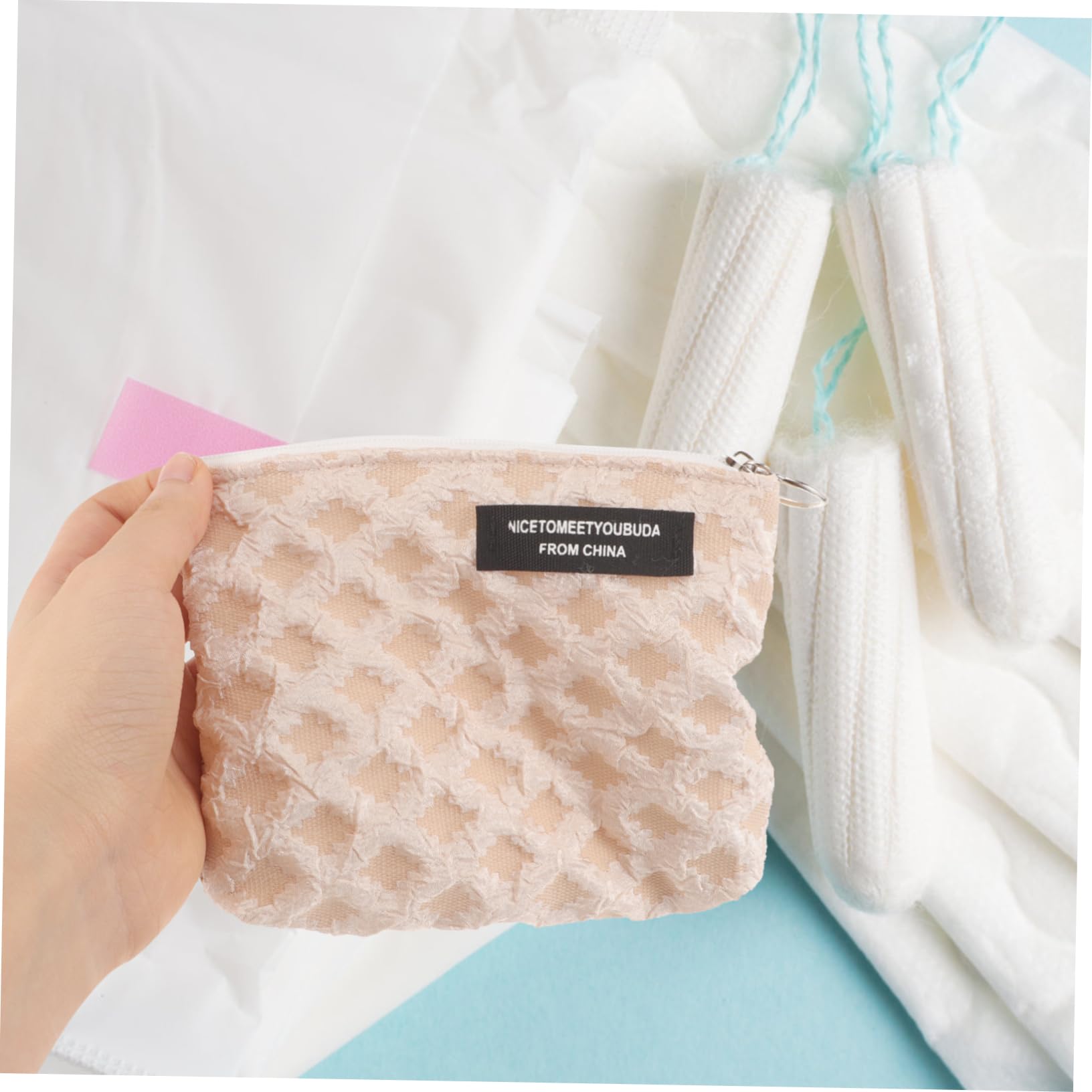 LALAFINA Multifunctional Travel Organizer Bag - Storage Pouch for Towels, Coins, Small Items & Accessories - Perfect for Travel, Home, Office & Daily Use