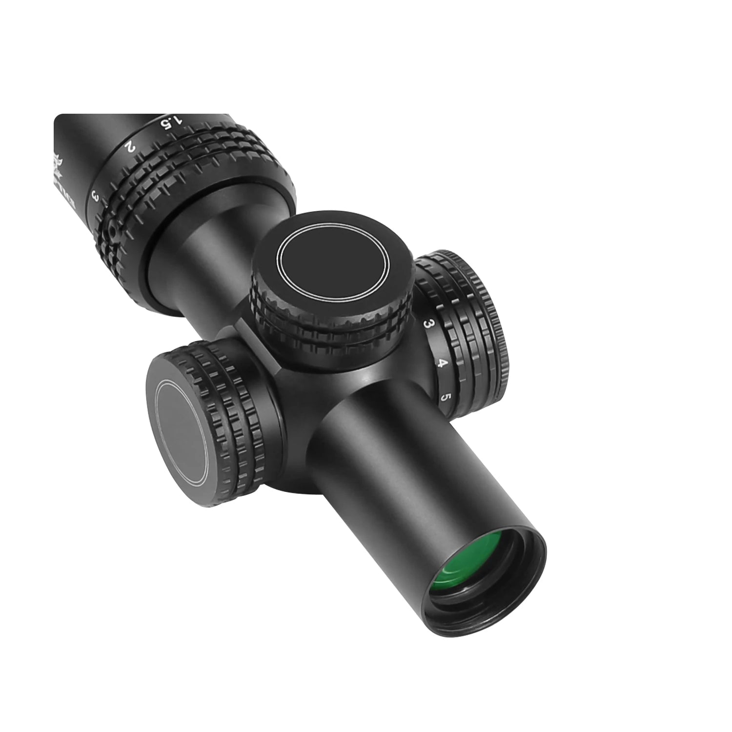 Tactical Rifle Scope 1.5-5.5x20IR Adjustable Illuminated Reticle - Compact Airsoft Hunting Scope for PCP Airgun, Shooting & Outdoor Sports | Perfect for Target Practice, Hunting, and Airsoft Battles